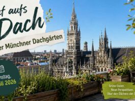 „Rauf aufs Dach“: Tag der Münchner Dachgärten 2026
